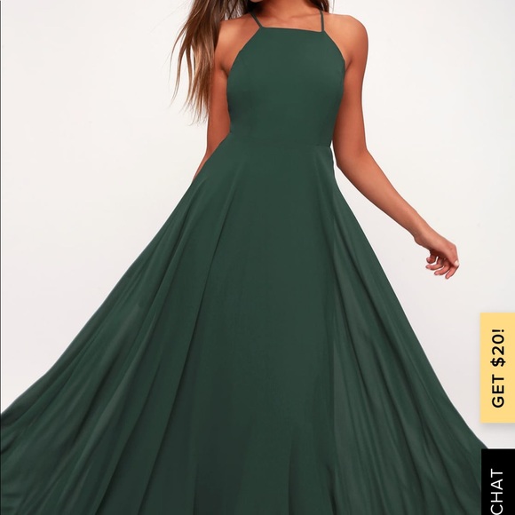 Lulus Dresses & Skirts - Dark Green Dress